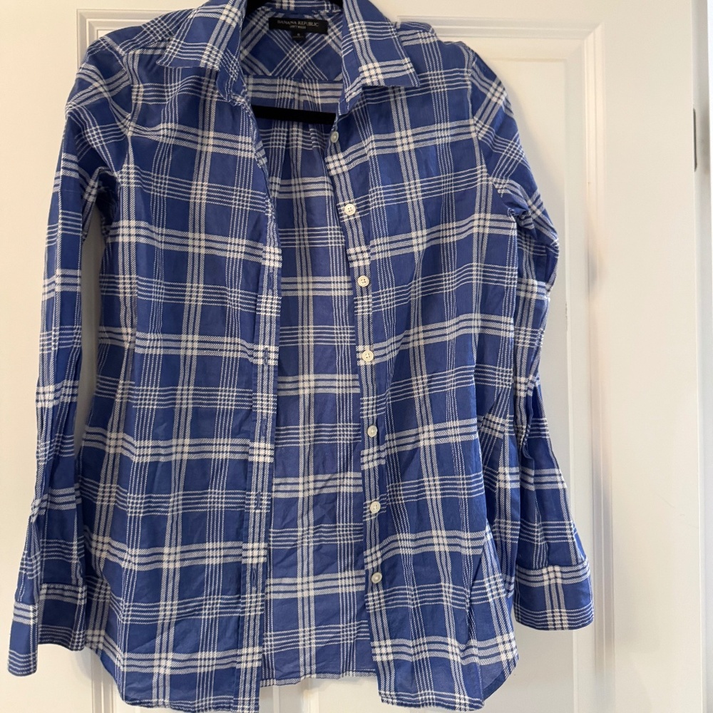 J crew button down plaid